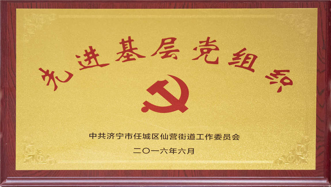 2016年6月先進(jìn)基層黨組織