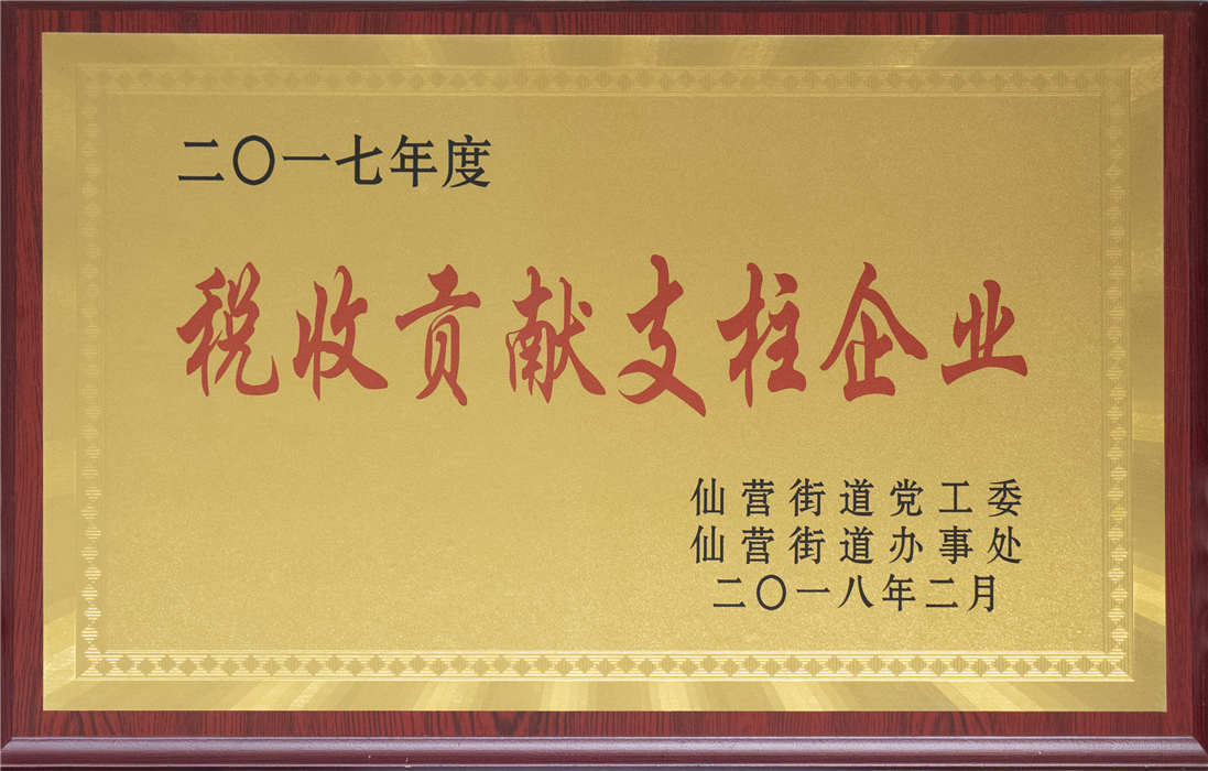 2017年度稅收貢獻(xiàn)支柱企業(yè)